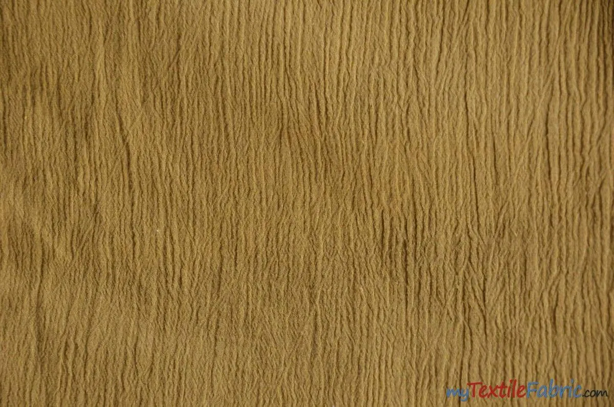 100% Cotton Gauze Fabric - Soft Lightweight Cotton Muslin - 48&#34; Wide - Sample Swatch