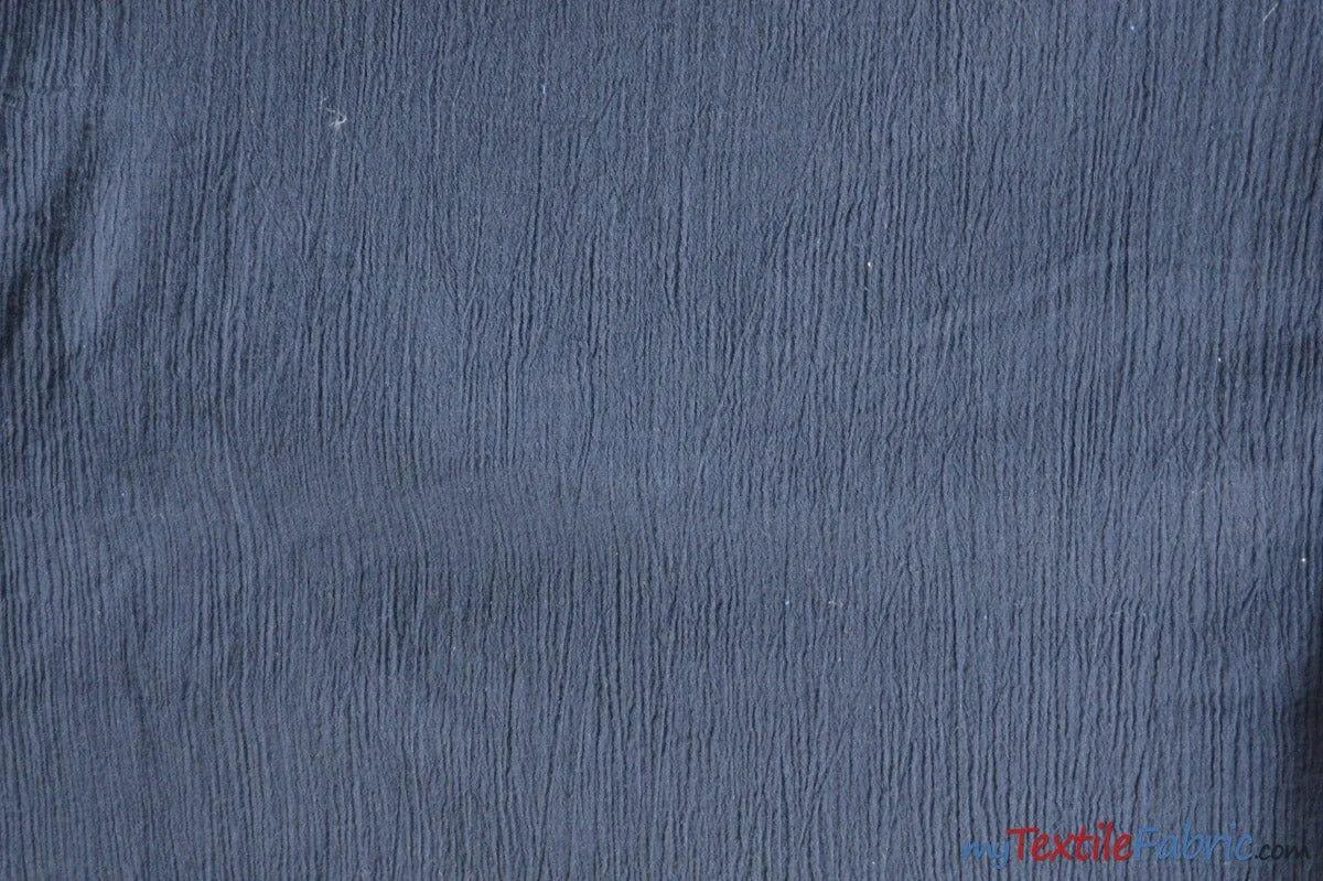 100% Cotton Gauze Fabric - Soft Lightweight Cotton Muslin - 48&#34; Wide - Sample Swatch