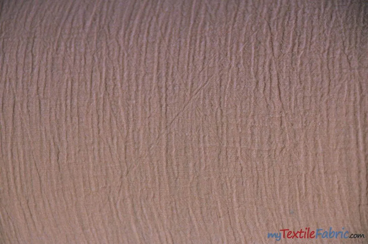 100% Cotton Gauze Fabric - Soft Lightweight Cotton Muslin - 48&#34; Wide - Sample Swatch