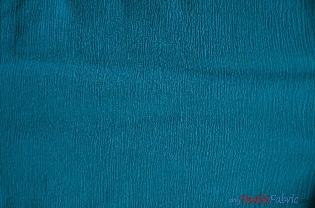 100% Cotton Gauze Fabric - Soft Lightweight Cotton Muslin - 48&#34; Wide - Sample Swatch
