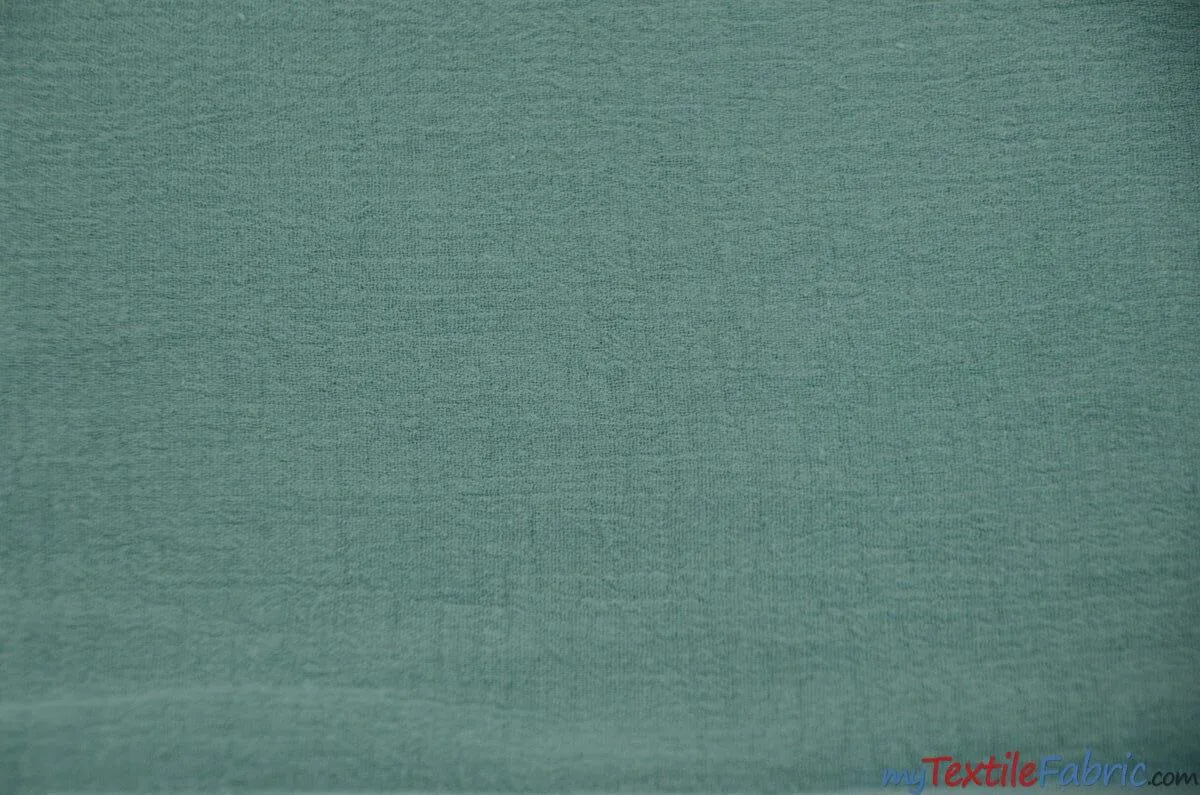 100% Cotton Gauze Fabric - Soft Lightweight Cotton Muslin - 48&#34; Wide - Sample Swatch
