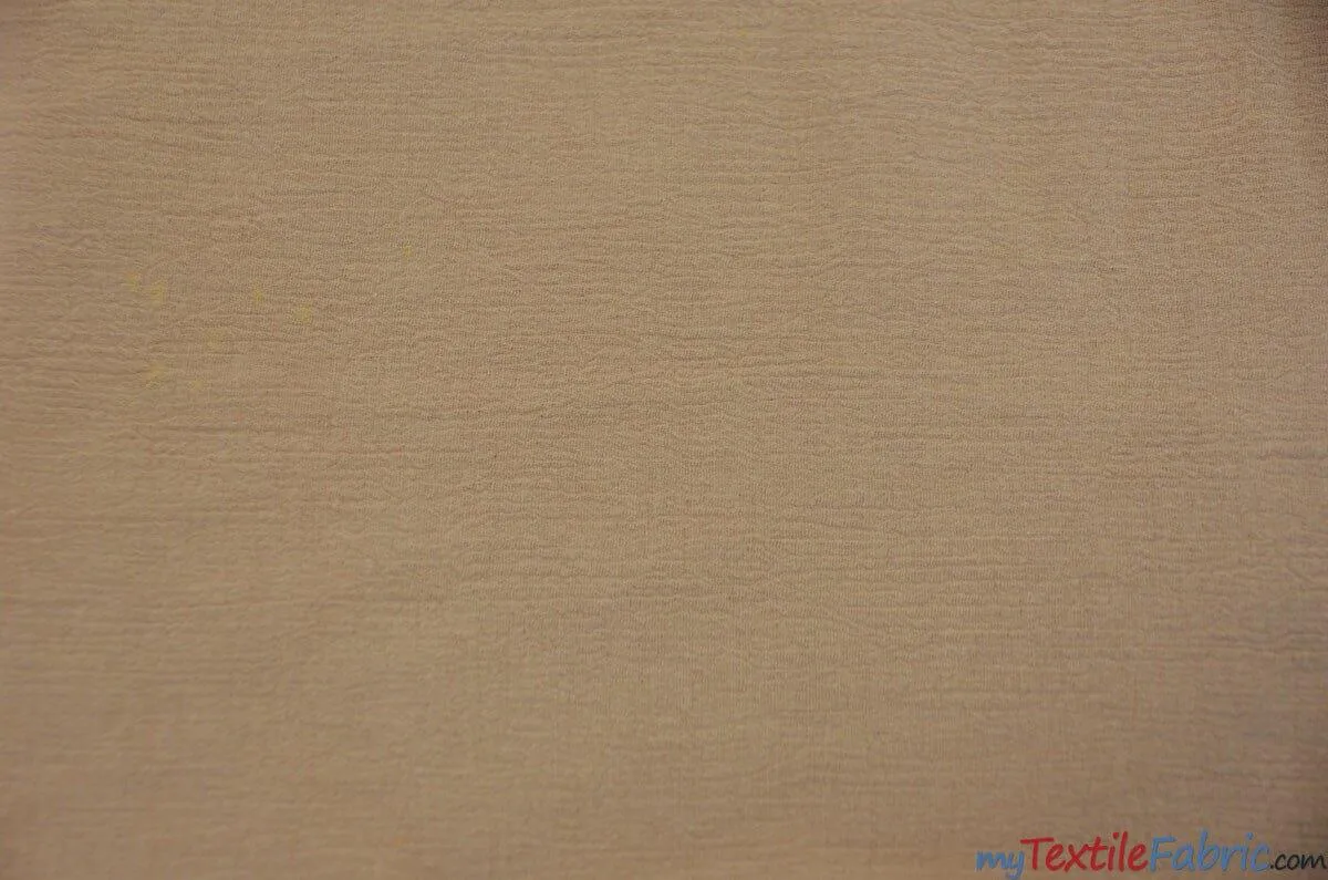 100% Cotton Gauze Fabric - Soft Lightweight Cotton Muslin - 48&#34; Wide - Sample Swatch
