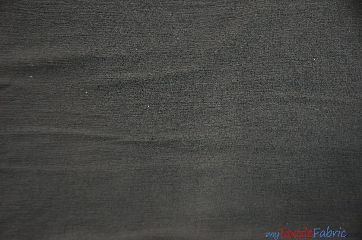 100% Cotton Gauze Fabric - Soft Lightweight Cotton Muslin - 48&#34; Wide - Sample Swatch