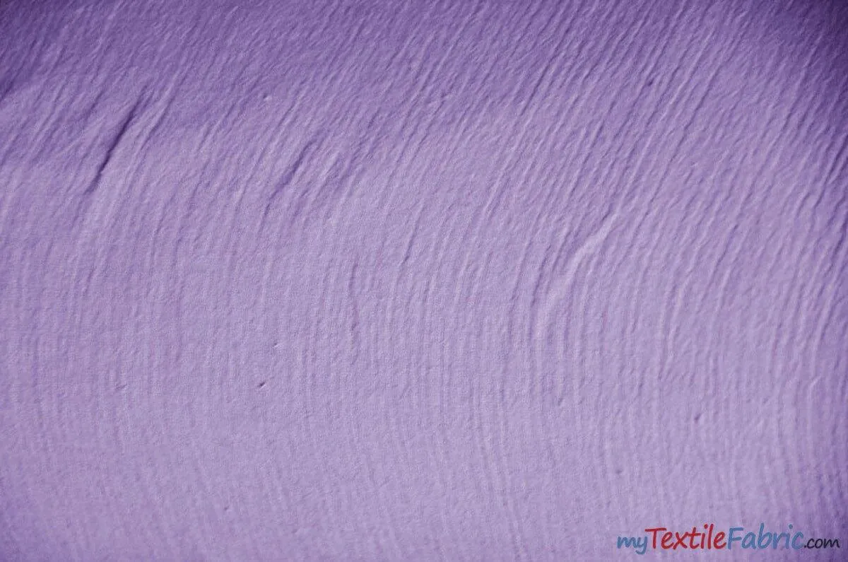 100% Cotton Gauze Fabric - Soft Lightweight Cotton Muslin - 48&#34; Wide - Sample Swatch