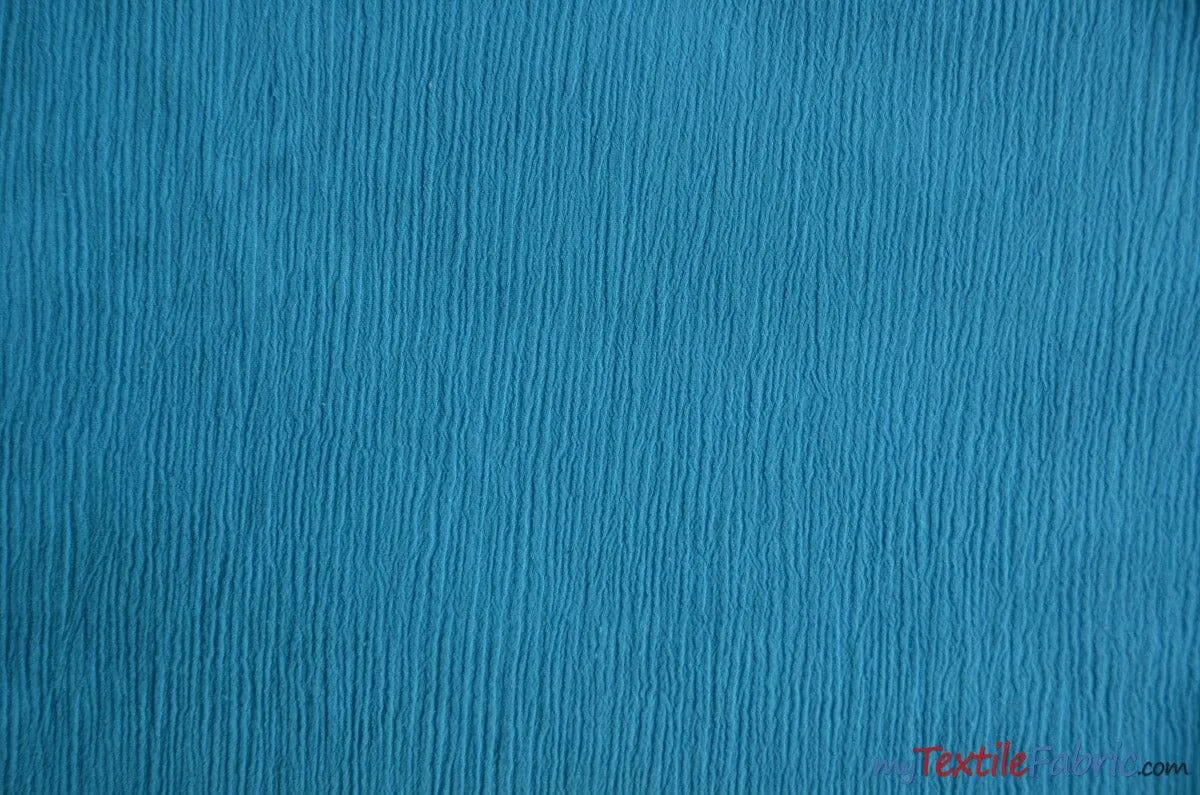 100% Cotton Gauze Fabric - Soft Lightweight Cotton Muslin - 48&#34; Wide - Sample Swatch