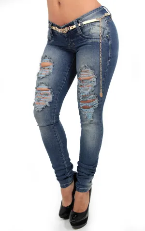 17464 Distroyed Maripily Skinny Jean
