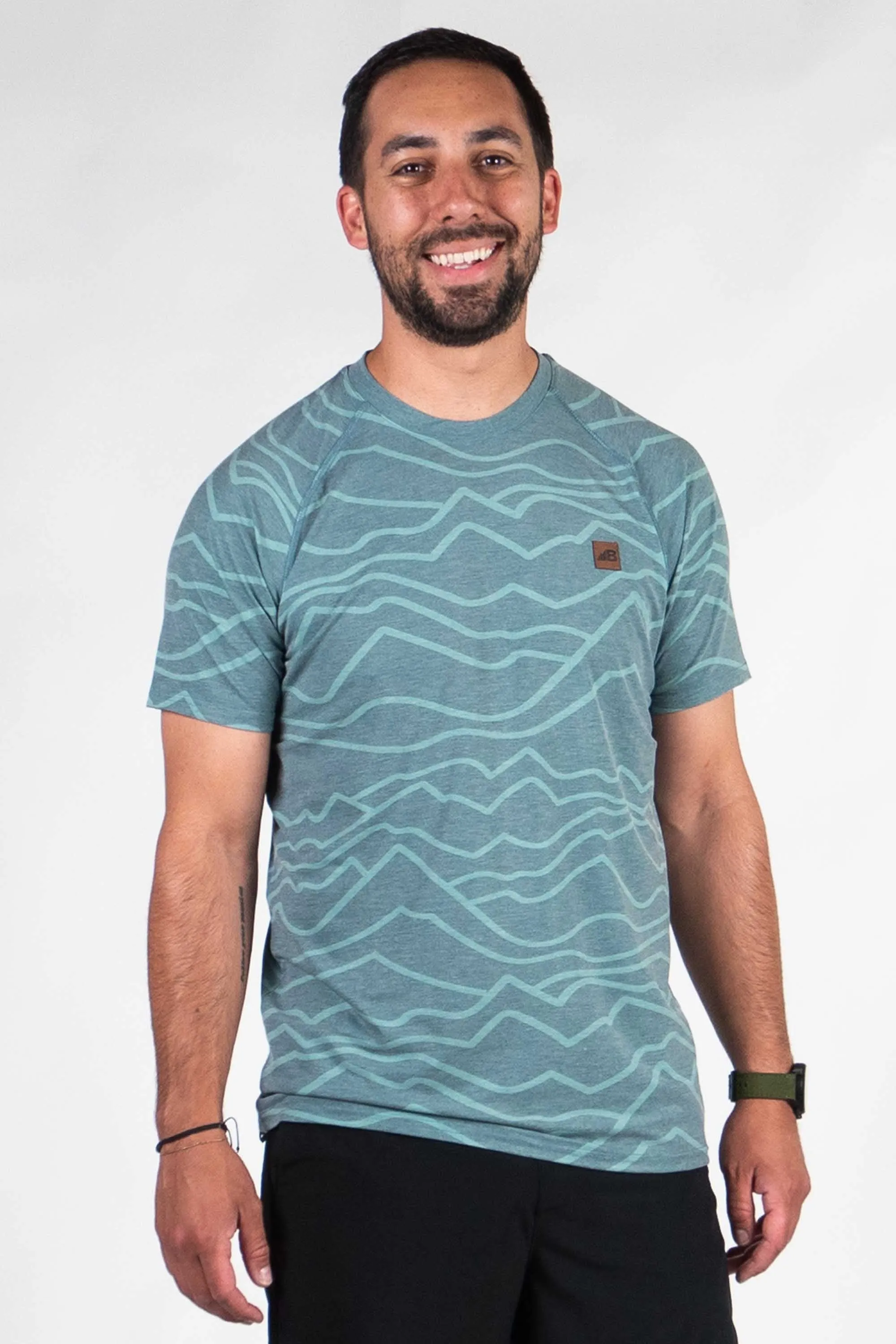 2-Pack Bundle: Men's Graphic Traverse Tek Tees (Size M)