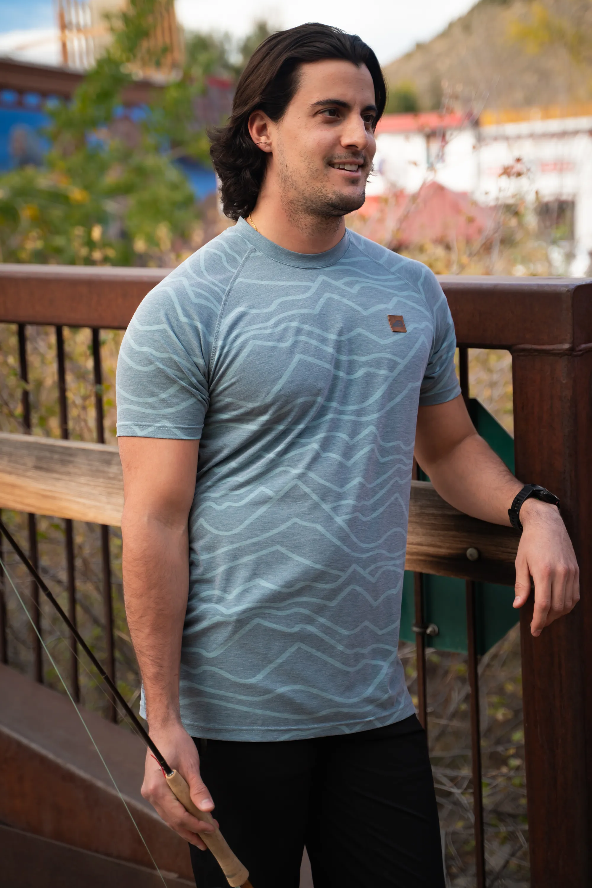 2-Pack Bundle: Men's Graphic Traverse Tek Tees (Size M)