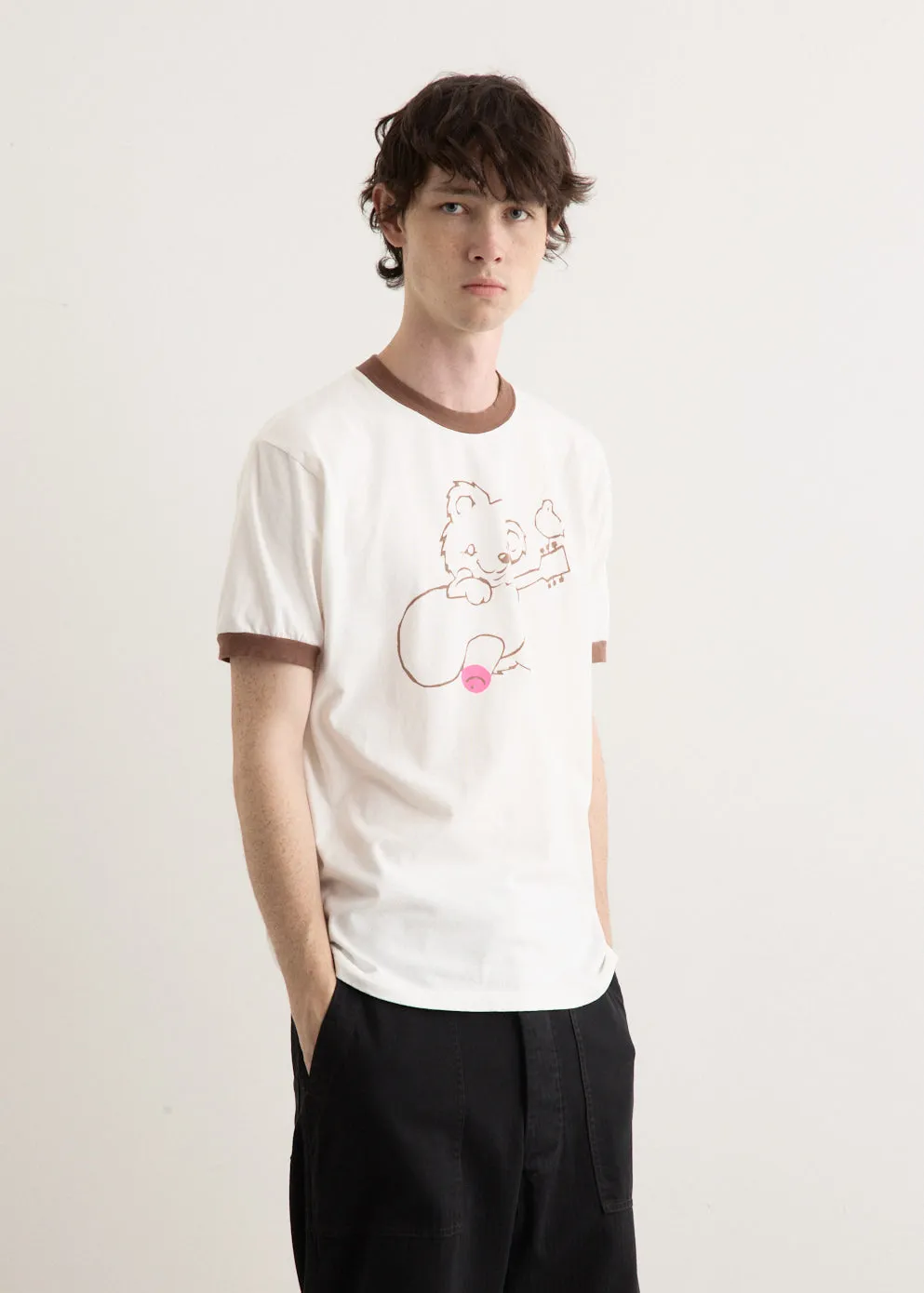 20/-Jersey RINGER T-Shirt 'Little Bear & Harmony'