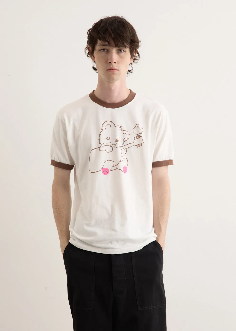 20/-Jersey RINGER T-Shirt 'Little Bear & Harmony'