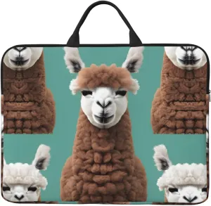 Alpaca Llama 14in Laptop Case Sleeve Bag  Versatile Shoulder Messenger Briefcase, Designed for Business Travel