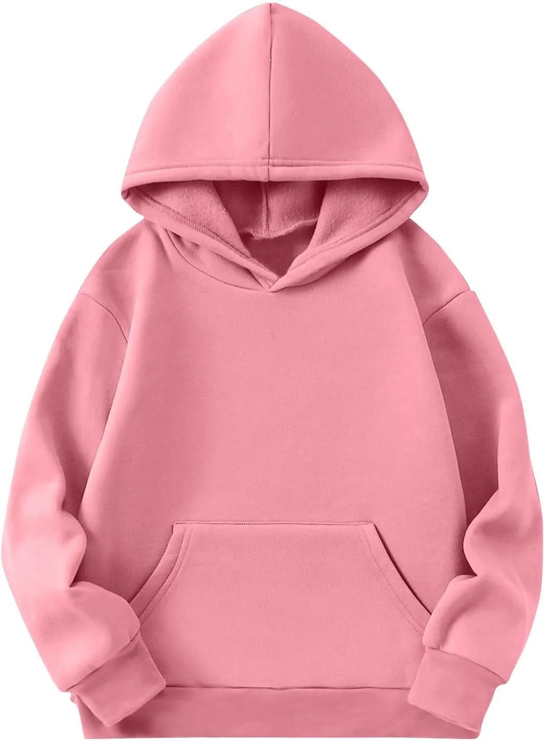 BTDECLAR Hoodies for Teen Girls Oversized Long Sleeve Fleece Hooded Sweatshirt Pullover Tops Cute Preppy Clothes Size 10 12