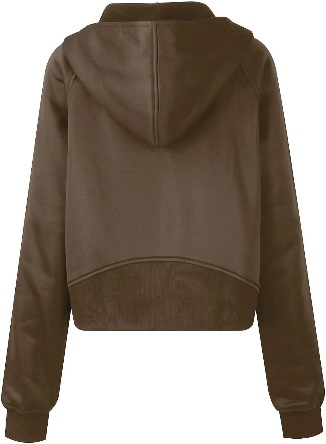 Ceboyel Women Full Zip Up Cropped Hoodie Oversized Sweatshirt Trendy Y2K Fleece Jackets Fall Winter Outfits Clothes 2023