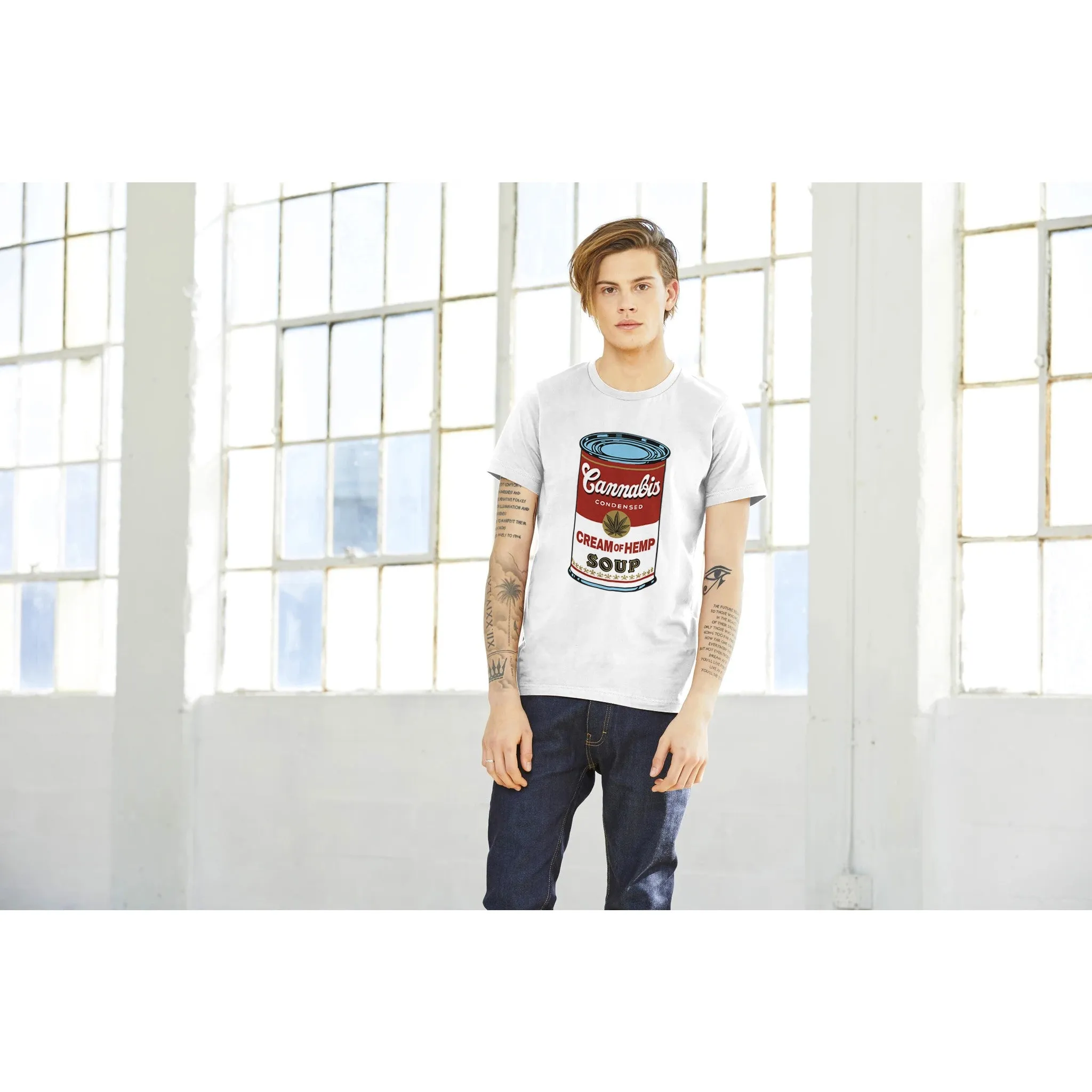 Cream of Hemp  -  Premium Unisex Crewneck T-shirt