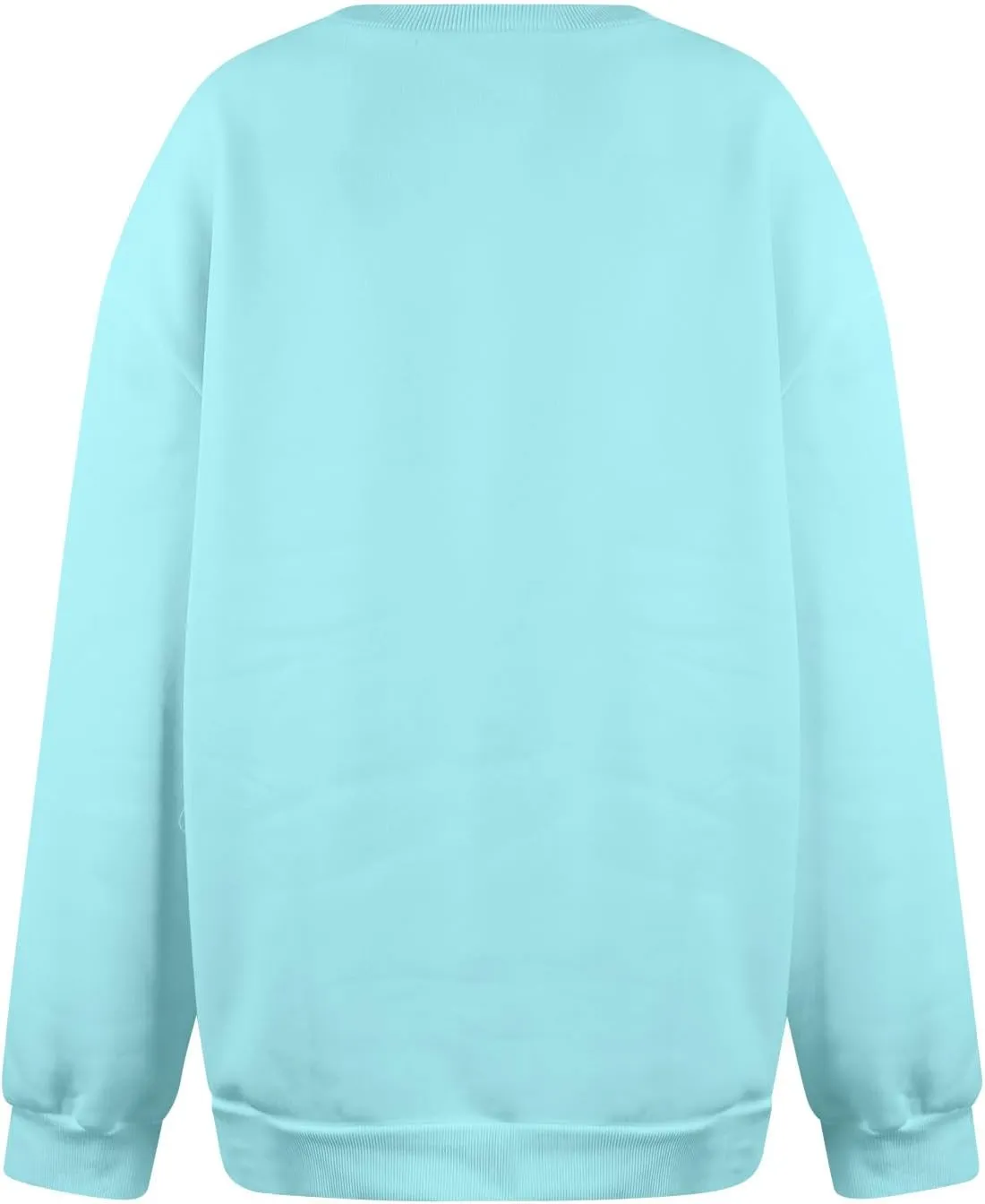 Crewneck Sweatshirts Women Fleece Sweatshirt No Hood Long Sleeve Shirt Hoodies Pullover Casual Loose Fitting Tops