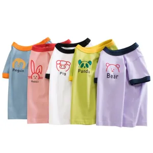 Cute Animal Summer Ringer Tee
