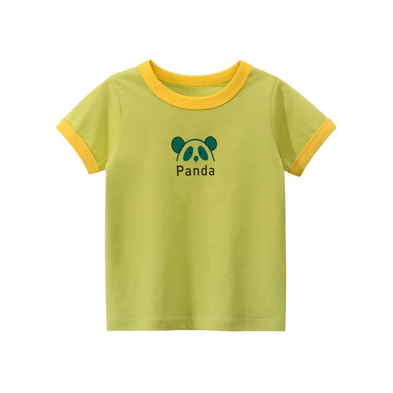 Cute Animal Summer Ringer Tee