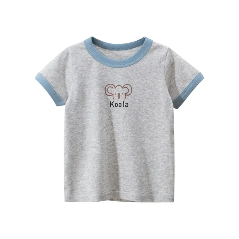 Cute Animal Summer Ringer Tee