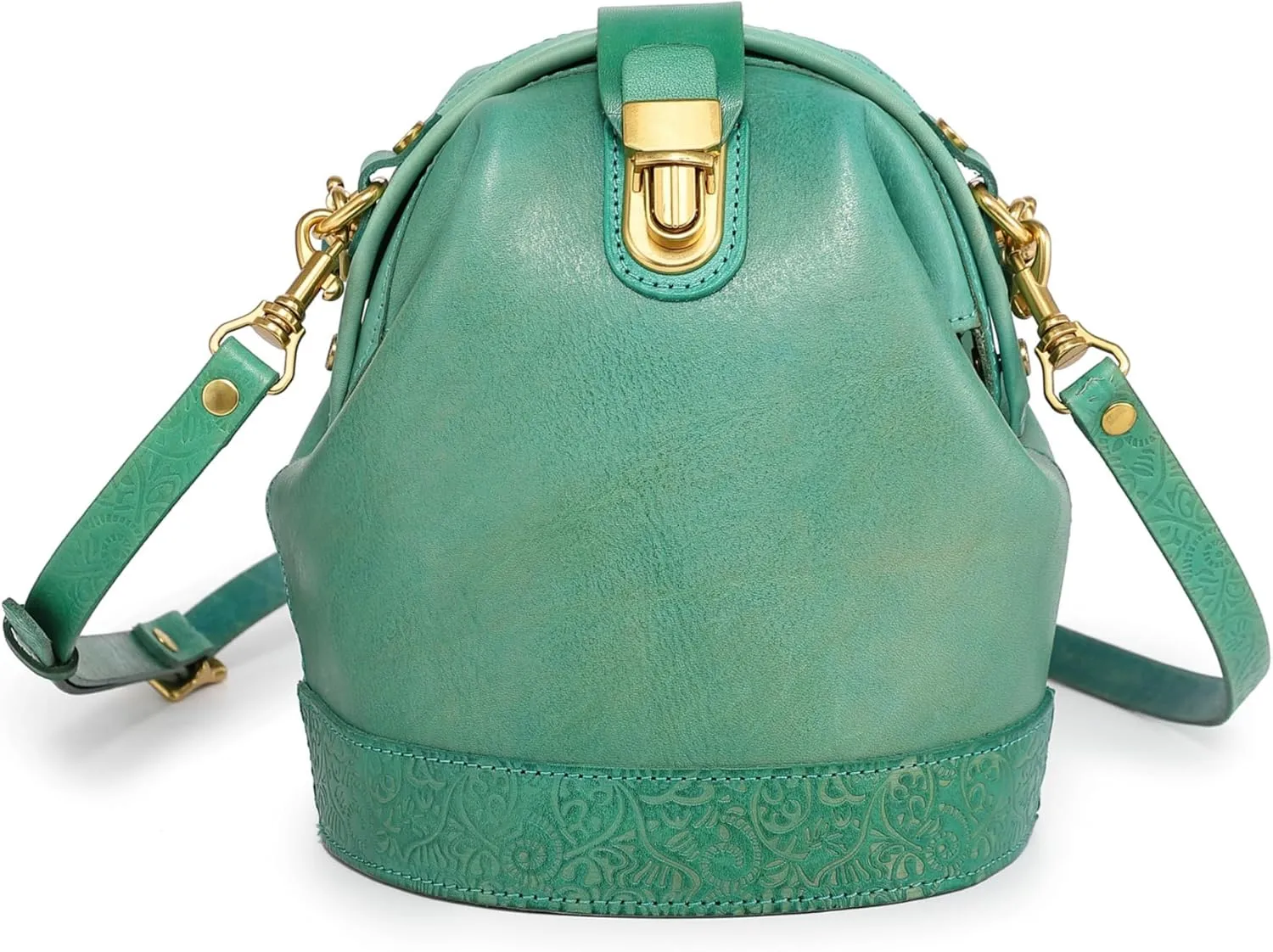 Doctor Bucket Crossbody Handbag | Luxurious and Versatile Bag for Women | Genuine Cowhide Leather