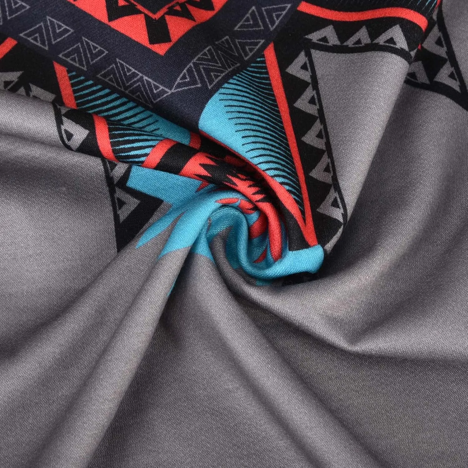 DOLKFU Women's Western Aztec Sweatshirt Long Sleeve Hoodie Pullover Vintage Tops Sweater Ethnic Graphic Fall 2022 Tees Tops