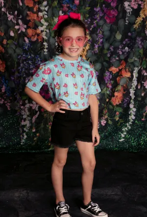 Dunkin Daisy Crop Top - Girls