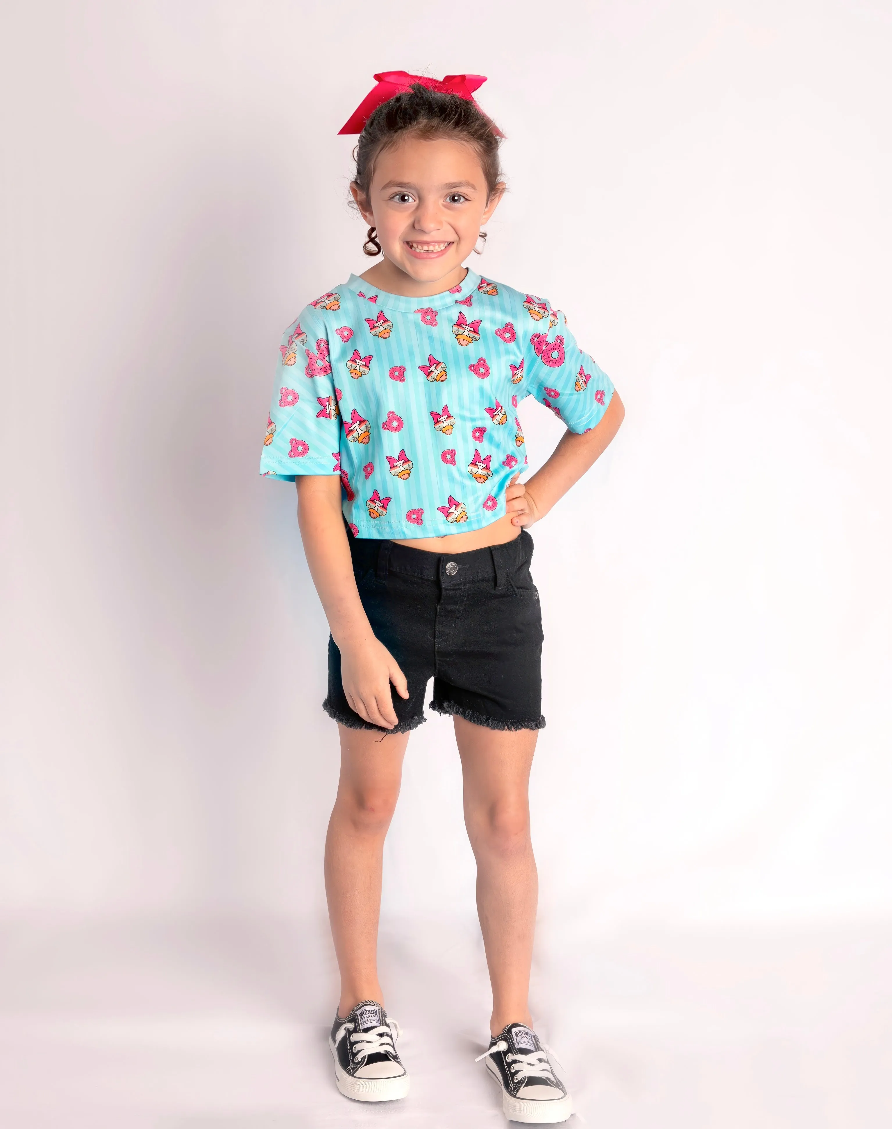 Dunkin Daisy Crop Top - Girls