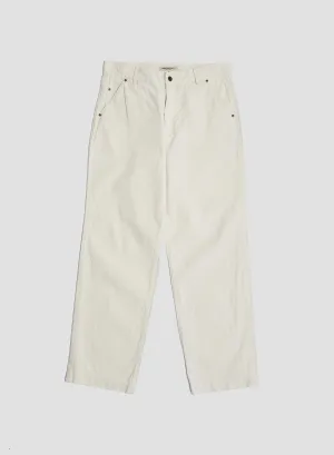 FOB Factory Cotton Duck Work Pant Ecru