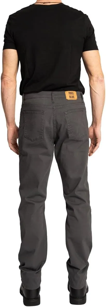 FULL BLUE 5 Pocket Twill Pants, Regular Fit, Performance Stretch