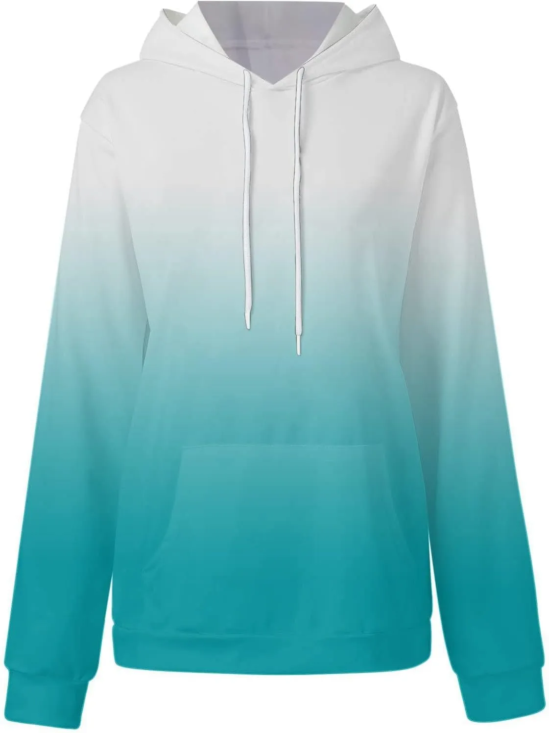 GOFULY Women'S Fashion Hoodies & Sweatshirts Long Sleeve Drawstring Sweatshirt Gradient Color Fall Pullover Hoodie 2024
