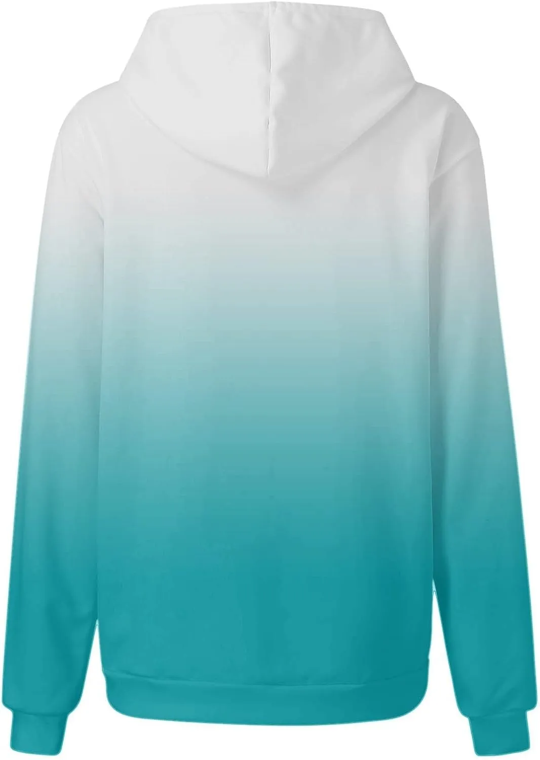 GOFULY Women'S Fashion Hoodies & Sweatshirts Long Sleeve Drawstring Sweatshirt Gradient Color Fall Pullover Hoodie 2024