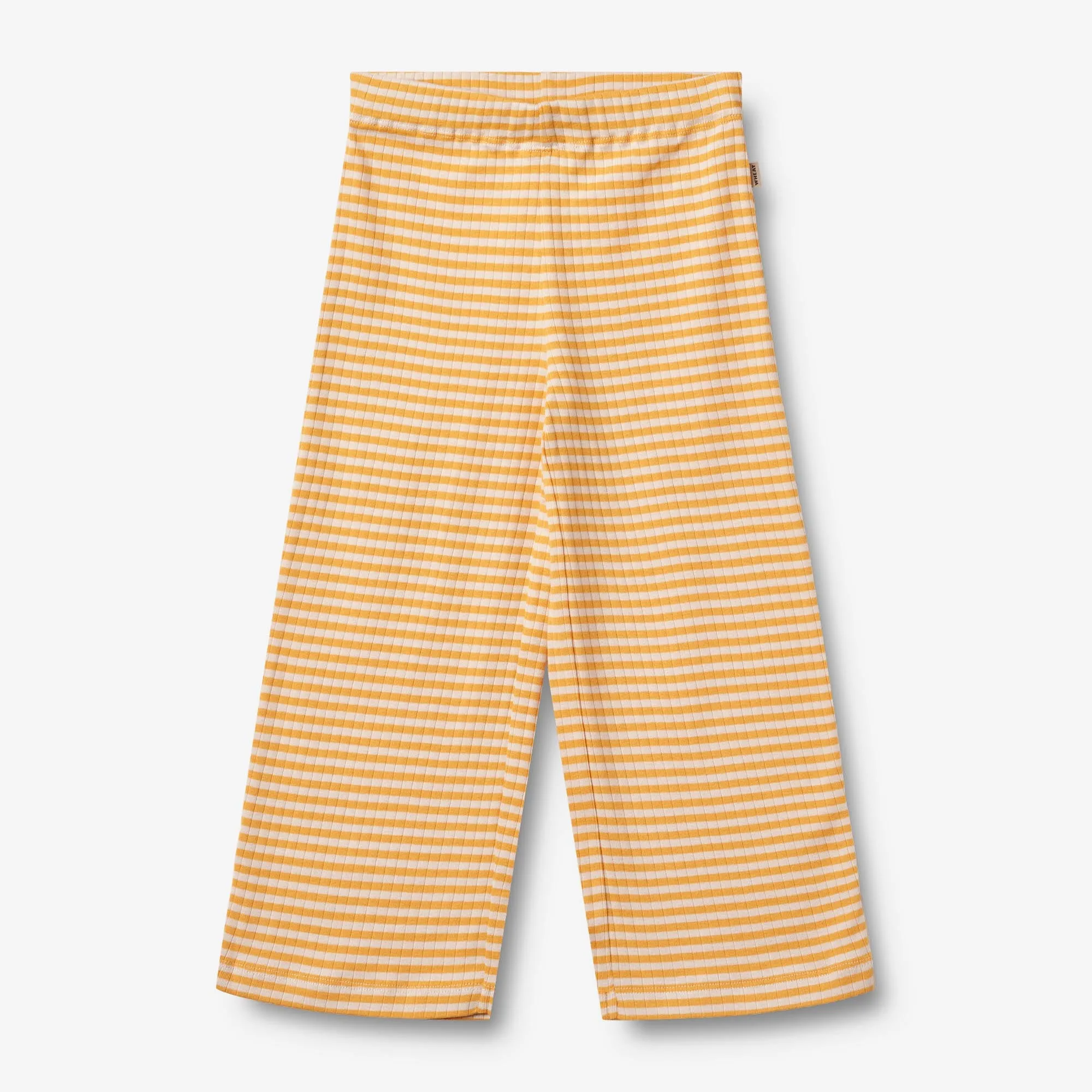 Jersey Pants Ela - yellow rib stripe