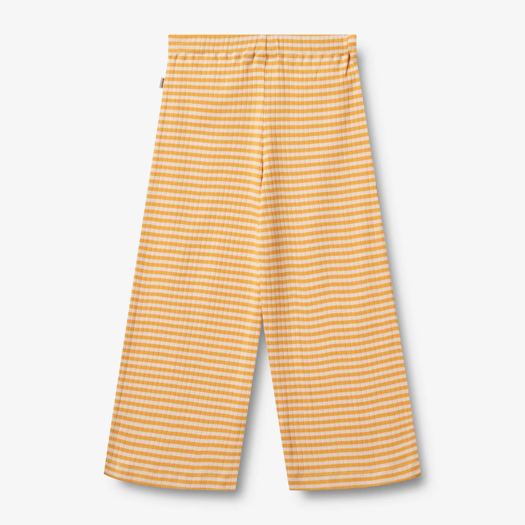 Jersey Pants Ela - yellow rib stripe