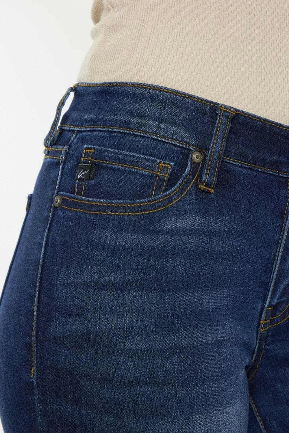 Kancan mid rise ombre skinny jeans