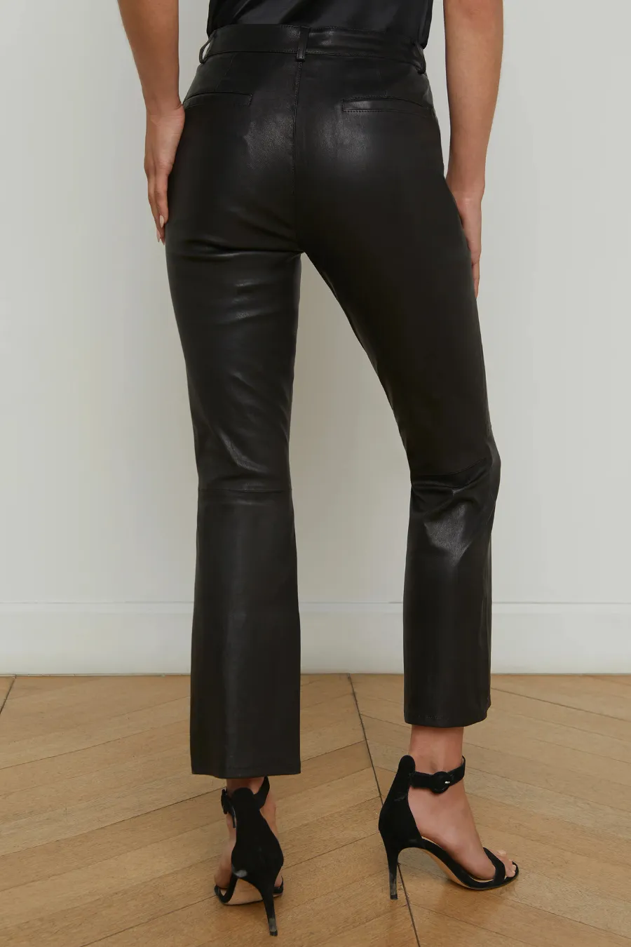 Ketra Leather Bootcut Trouser