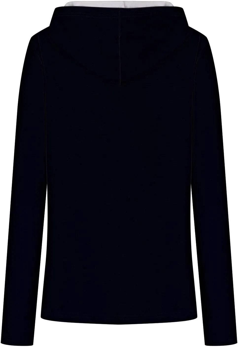 Long Sleeve Shirts for Women Comfy Baggy Oversized Pullover Tops with Thumb Holes Hoodies Solid Color Tunic Blouses