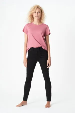 Mavi SCARLETT JEANS - DOUBLE BLACK SUPERSOFT