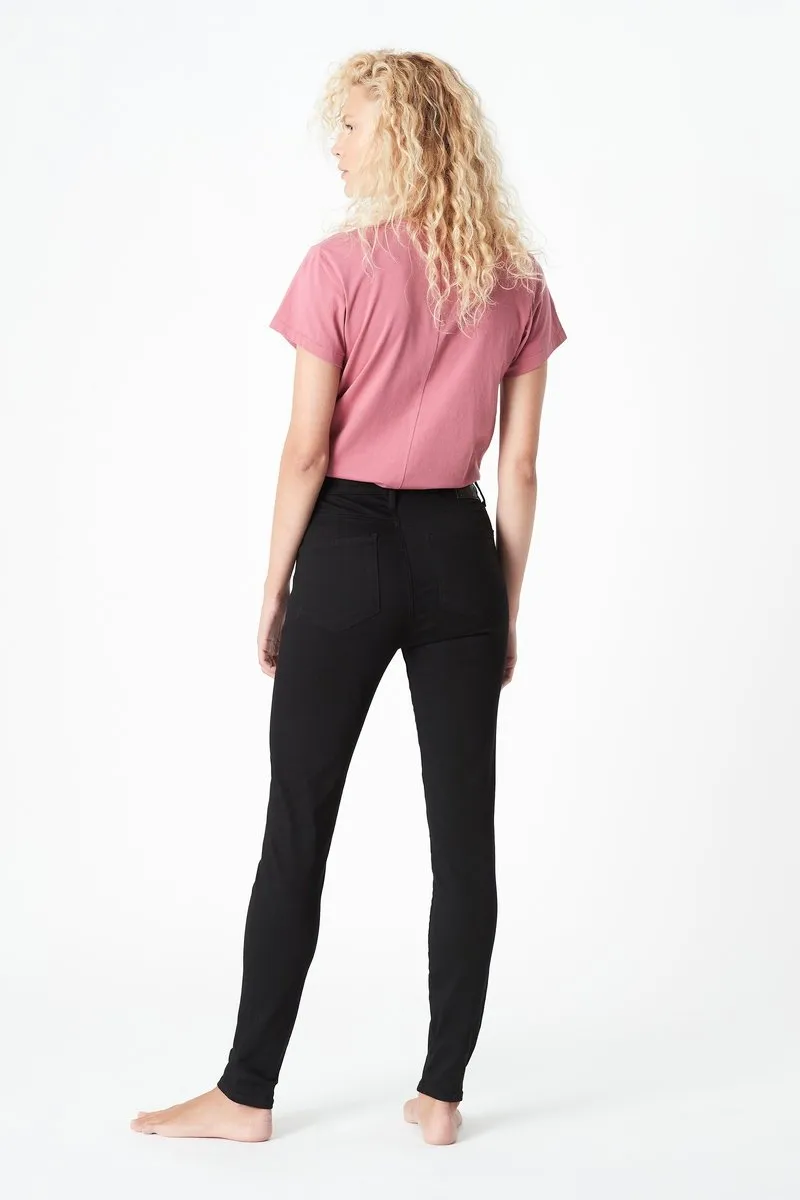Mavi SCARLETT JEANS - DOUBLE BLACK SUPERSOFT