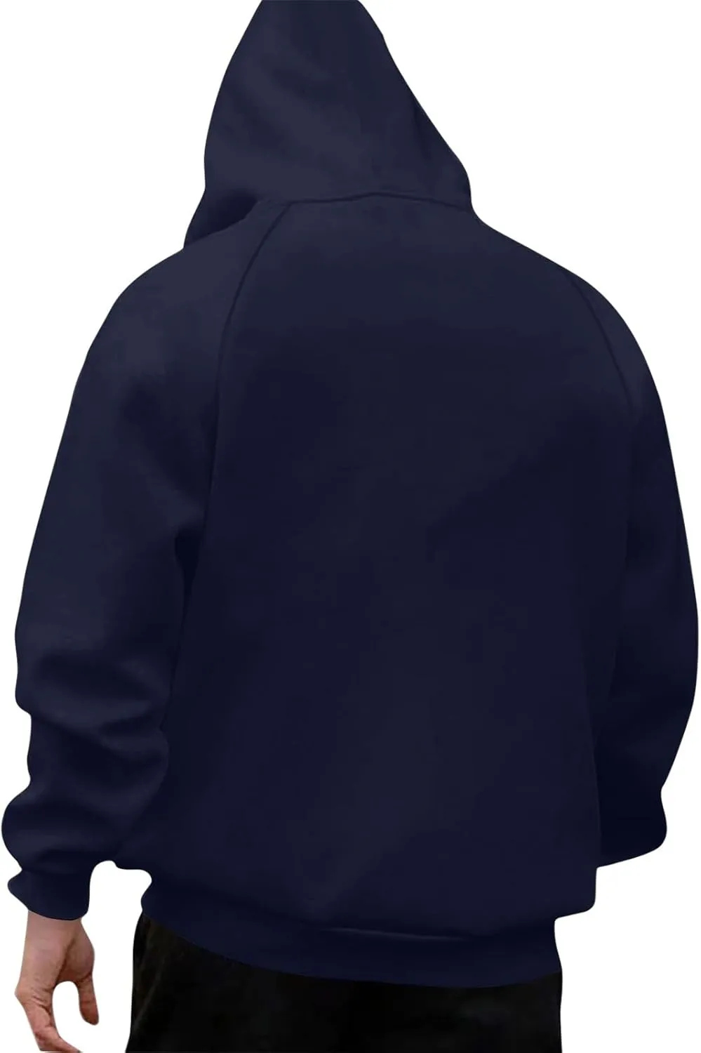 Men's Trendy Hoodies Oversized Fleece Sweatshirts Fall Long Sleeve Hoodie Big and Tall Graphic Hoodie With Pockets