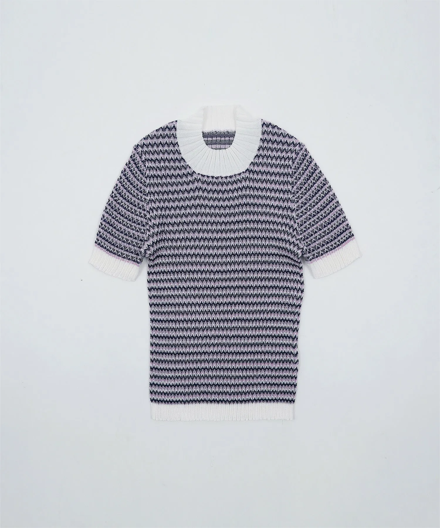 Multi color Ringer knit