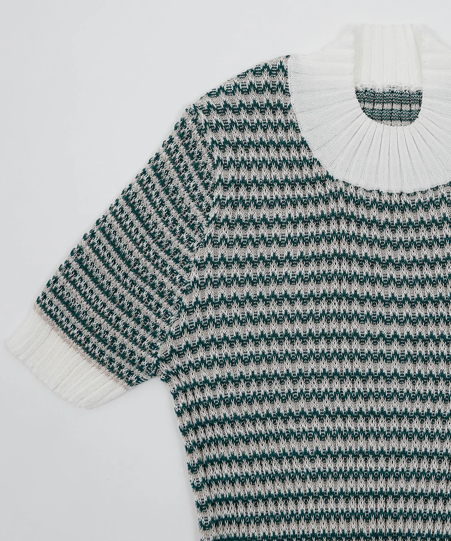 Multi color Ringer knit