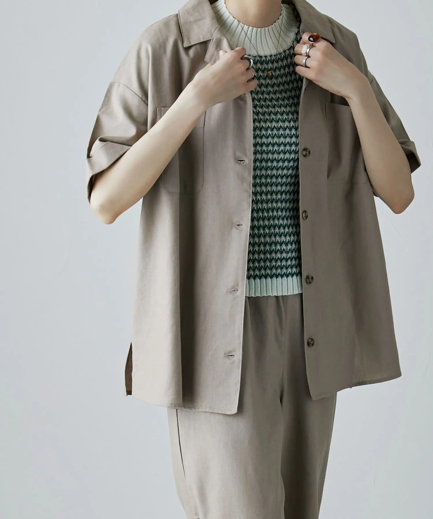 Multi color Ringer knit