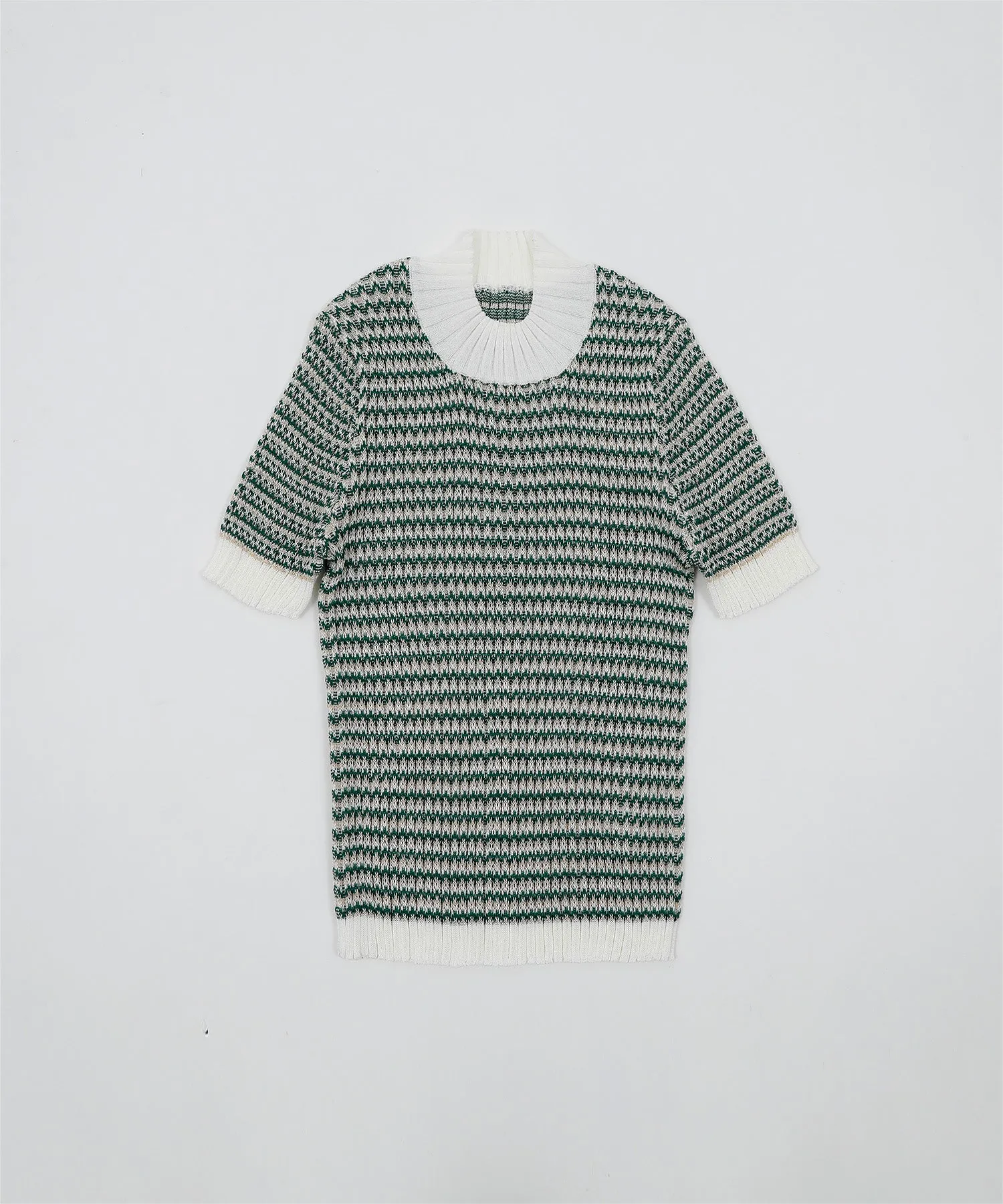 Multi color Ringer knit