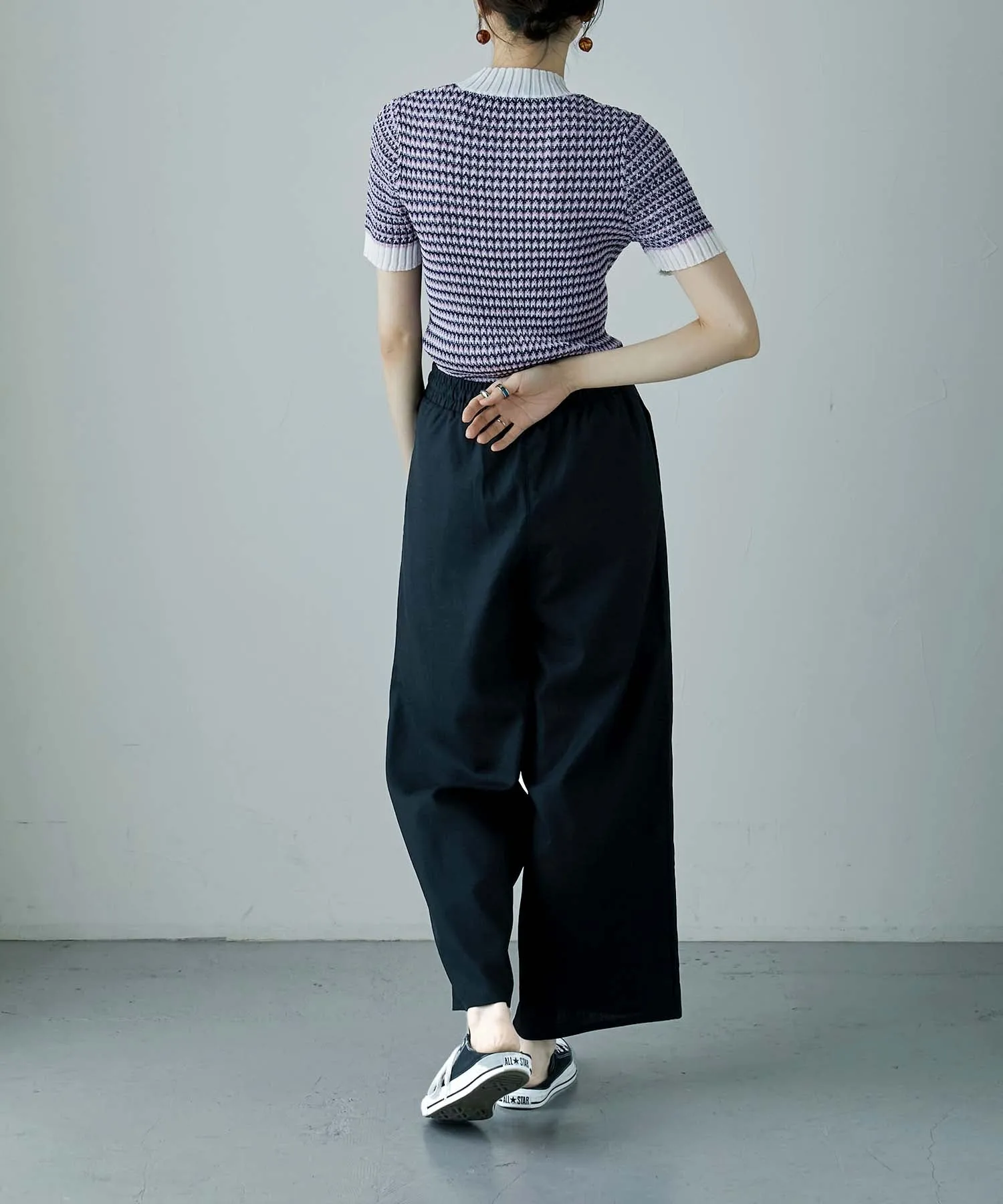 Multi color Ringer knit