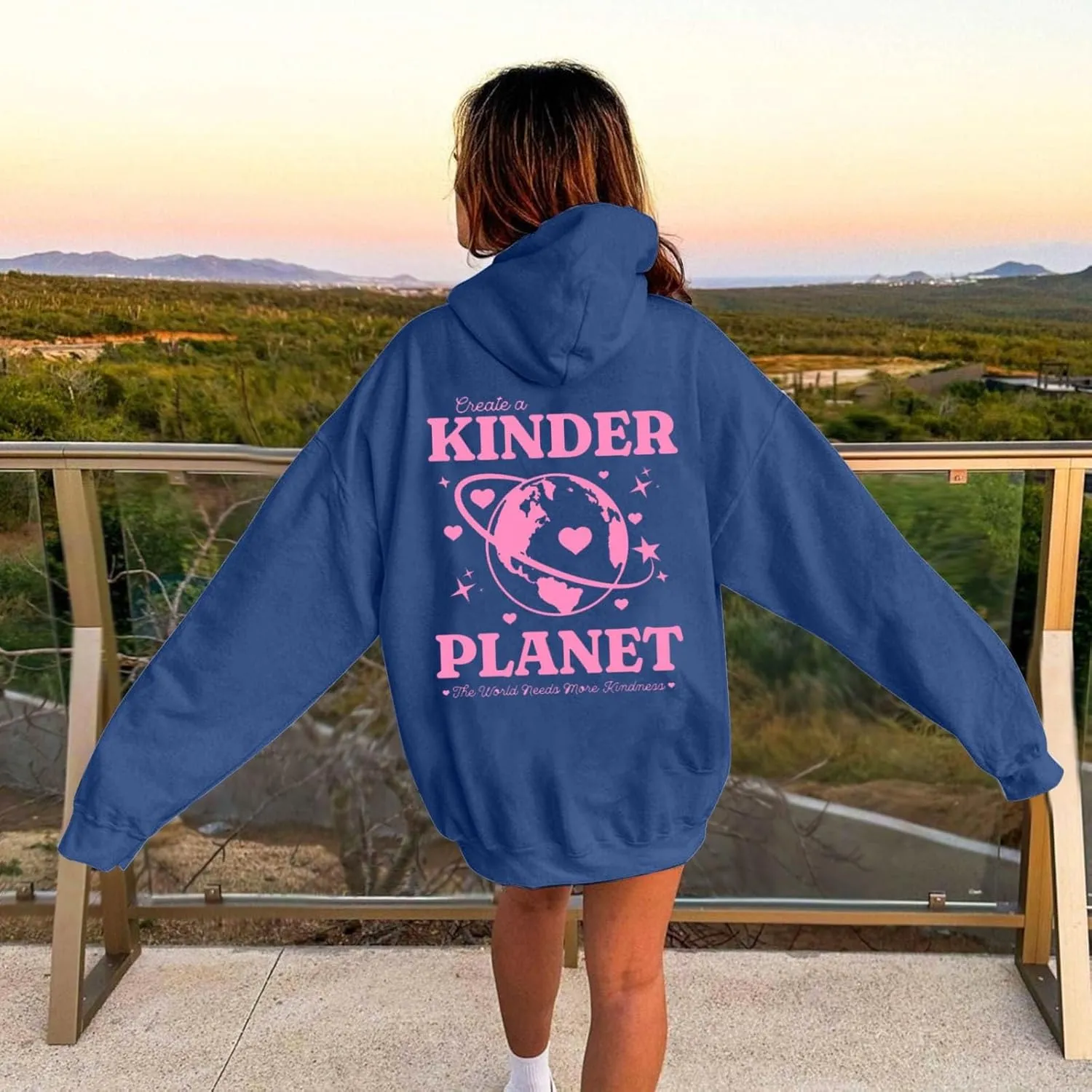 Oversized Hoodies For Women Long Sleeve Letter Print Pollover Hoodie Oversized Casual Athletic Pullover Hoodie
