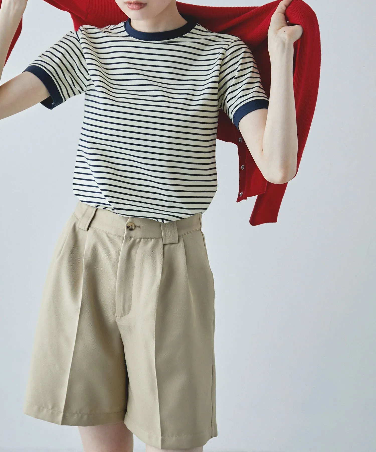 Ringer neck border T