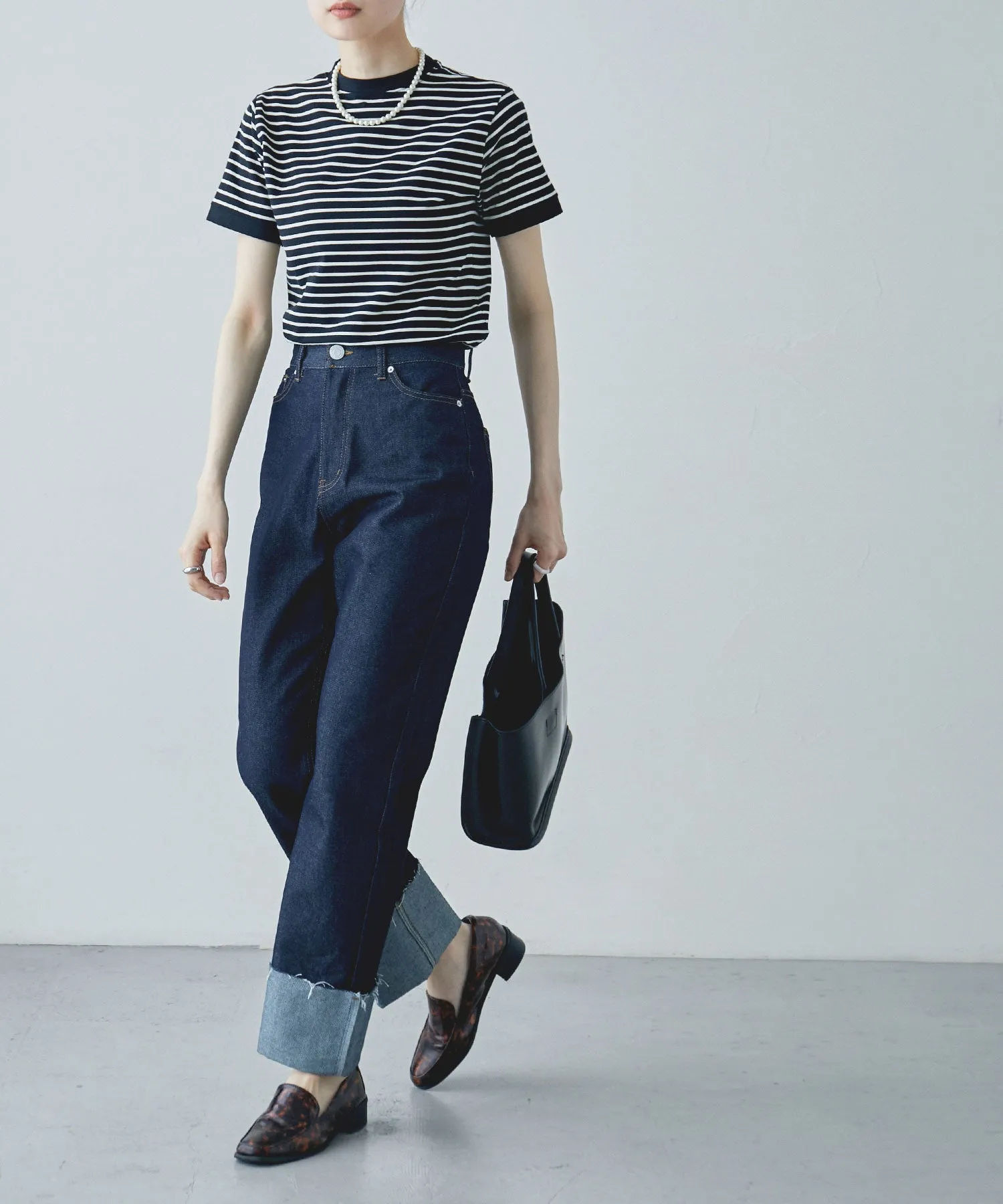 Ringer neck border T