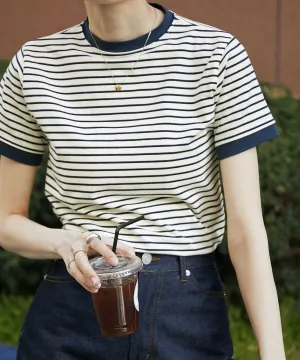 Ringer neck border T