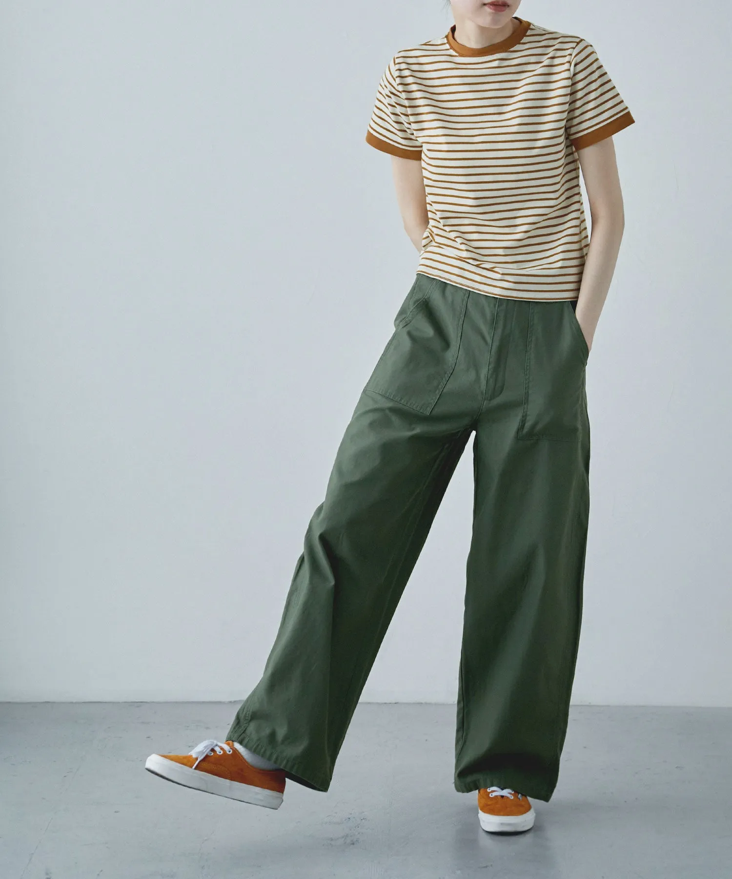 Ringer neck border T