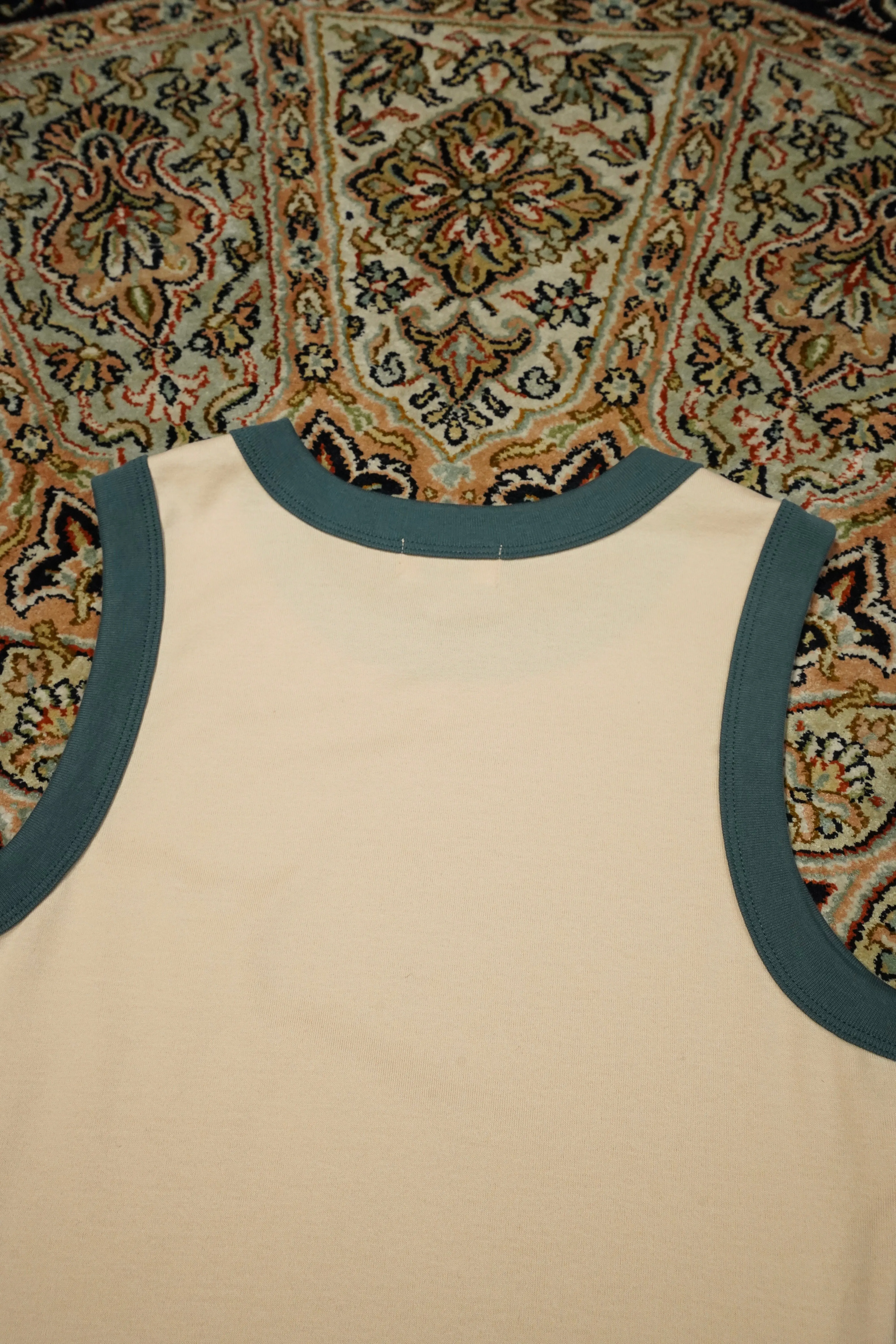 Ringer Nosleeve Tee (BEIGE)