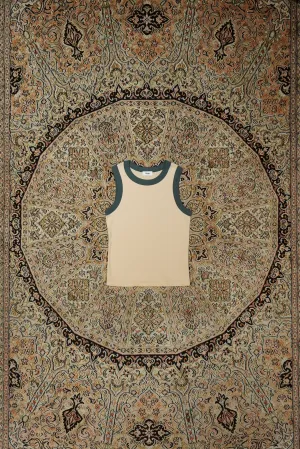Ringer Nosleeve Tee (BEIGE)